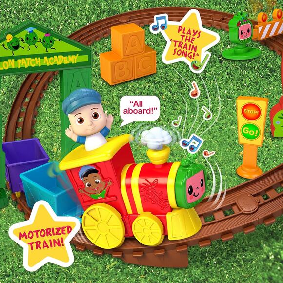 Cocomelon All Aboard Deluxe Music Motorized Train Toy Figures Playset NWT - Picture 8 of 9